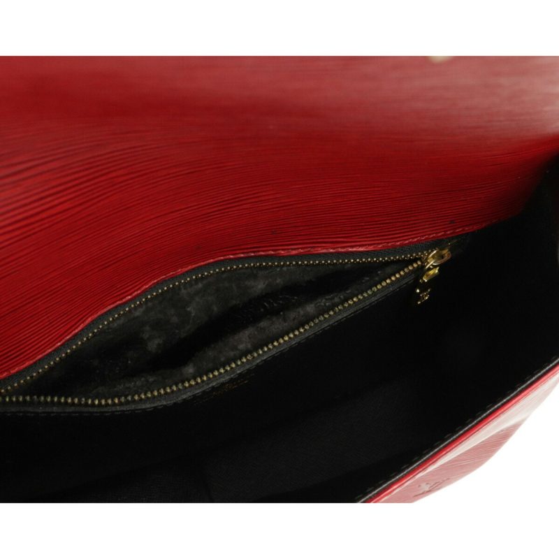 Louis Vuitton Epi Sun Crew Shoulder Bag Leather Castilian Red M52197 - Image 5