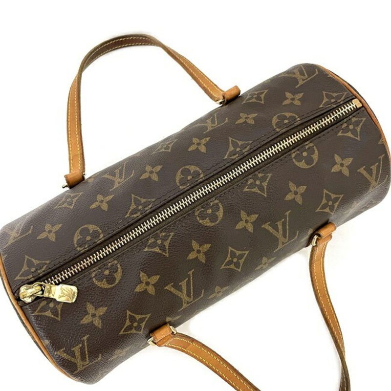 Louis Vuitton Boston Bag Papillon 26 Brown Monogram M51386 Canvas Leather DU0064 LOUIS VUITTON Handbag Women's Nume - Image 4