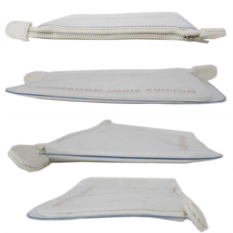 Louis Vuitton Foundation Museum Limited Edition Pouch White - Image 4