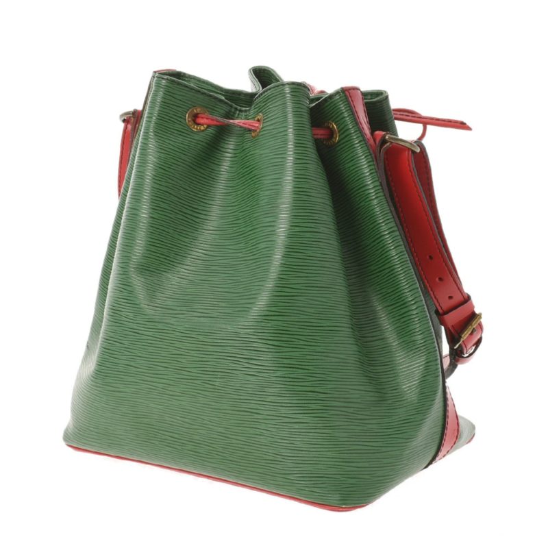 LOUIS VUITTON Epi Petit Noe Bicolor Green / Red M44147 Women's Leather Shoulder Bag - Image 2