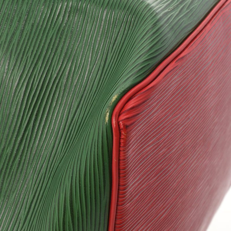 LOUIS VUITTON Epi Petit Noe Bicolor Green / Red M44147 Women's Leather Shoulder Bag - Image 6