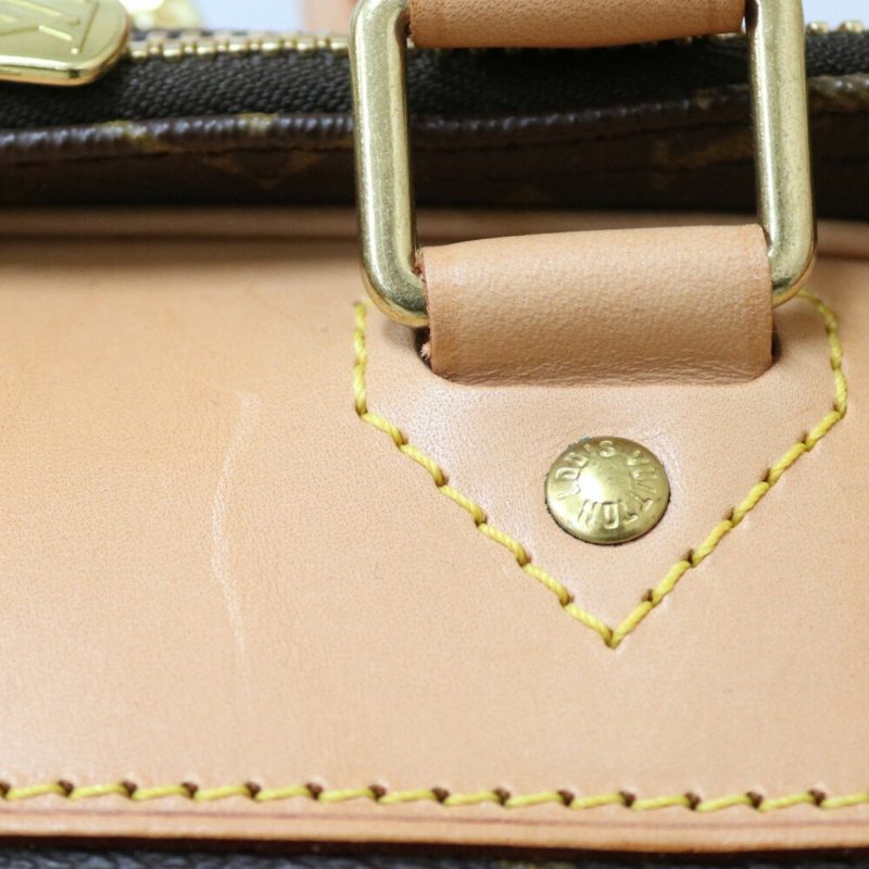 Louis Vuitton Boston Bag Monogram Alize de Poche M41392 Brown Women's Men's Canvas - Image 9