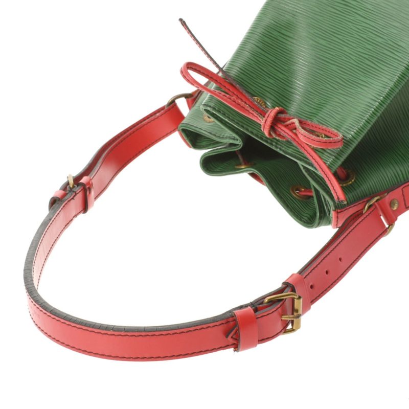 LOUIS VUITTON Epi Petit Noe Bicolor Green / Red M44147 Women's Leather Shoulder Bag - Image 3