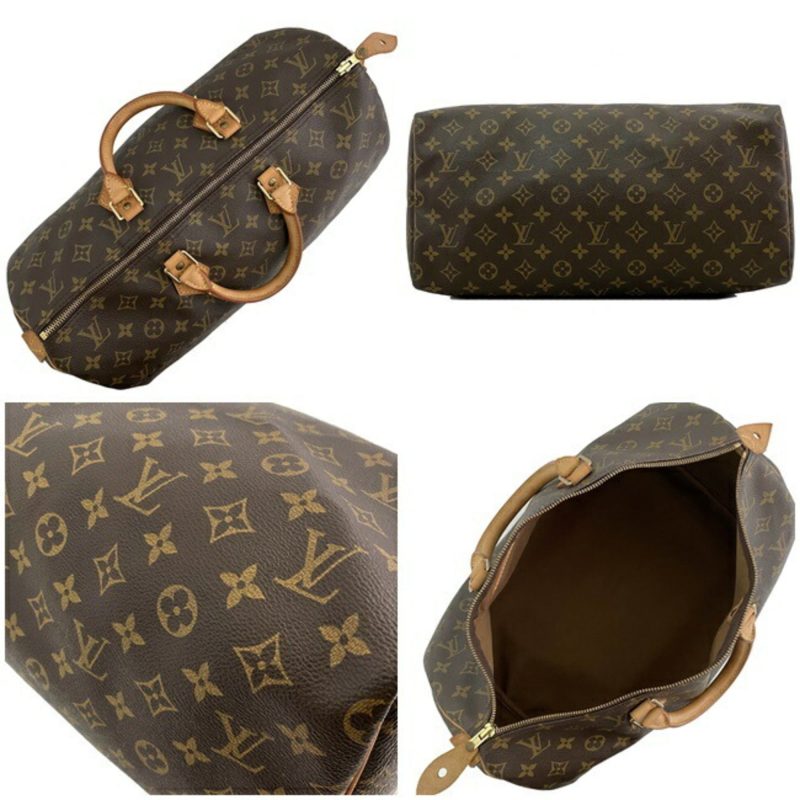 Louis Vuitton Boston Bag Speedy 40 Brown Monogram M41522 SP1903 LOUIS VUITTON Handbag Travel Ladies Men's Business Trip - Image 4