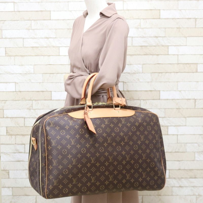 Louis Vuitton Boston Bag Monogram Alize de Poche M41392 Brown Women's Men's Canvas - Image 2