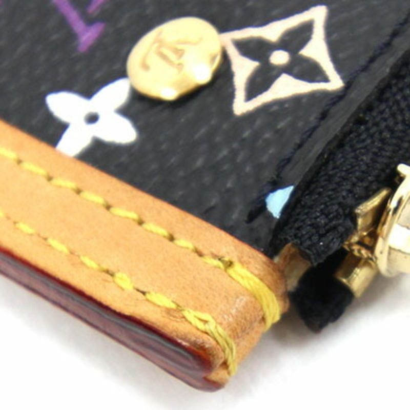 Louis Vuitton Coin Case Pochette Cremonogram Multicolor M92654 Noir Ladies Purse Key LOUISVUITTON - Image 5