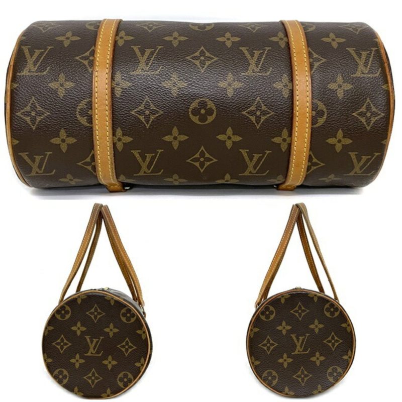 Louis Vuitton Boston Bag Papillon 26 Brown Monogram M51386 Canvas Leather DU0064 LOUIS VUITTON Handbag Women's Nume - Image 2