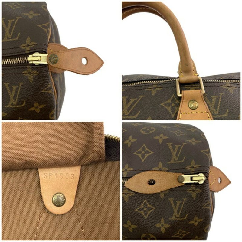 Louis Vuitton Boston Bag Speedy 40 Brown Monogram M41522 SP1903 LOUIS VUITTON Handbag Travel Ladies Men's Business Trip - Image 10