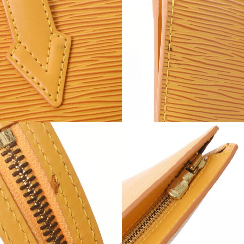 LOUIS VUITTON Epi San Jack Poignier Long Yellow M52339 Ladies Leather Shoulder Bag - Image 10
