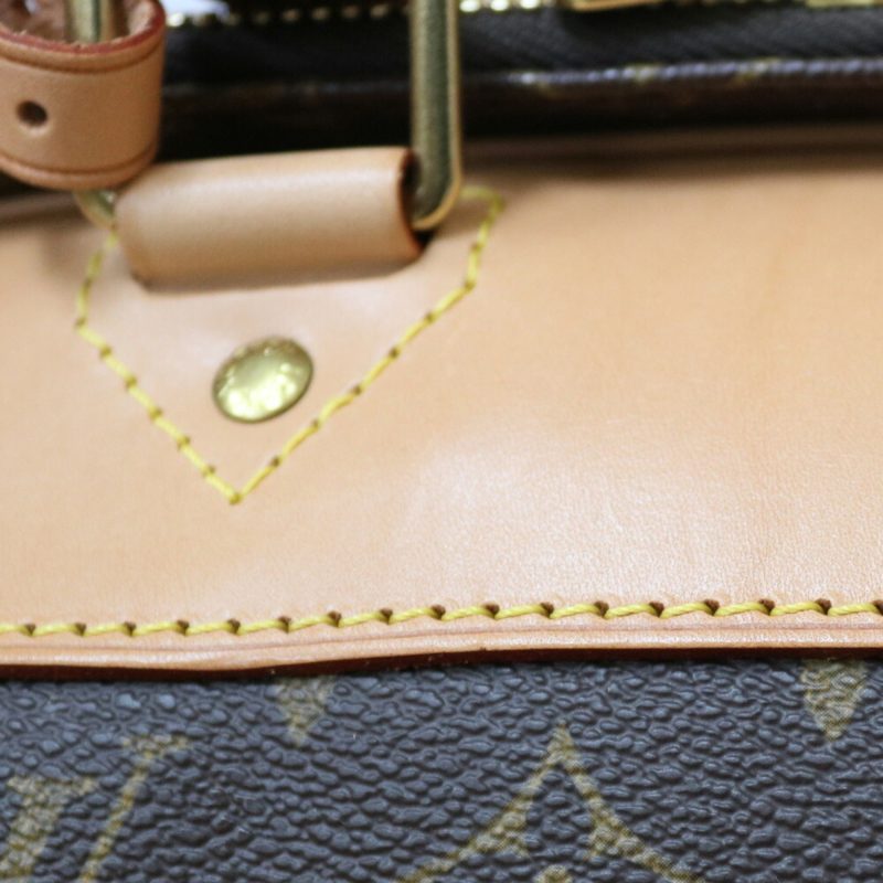 Louis Vuitton Boston Bag Monogram Alize de Poche M41392 Brown Women's Men's Canvas - Image 10