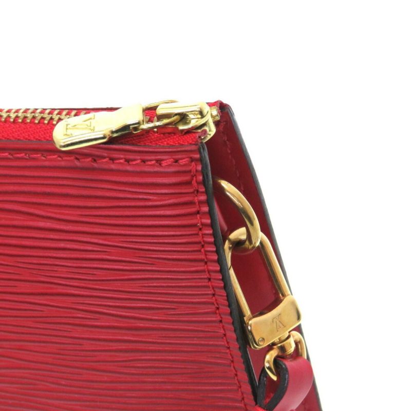 Louis Vuitton Epi Pochette Accessory Red M52947 Handbag 0193 LOUIS VUITTON - Image 4