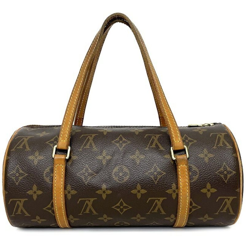 Louis Vuitton Boston Bag Papillon 26 Brown Monogram M51386 Canvas Leather DU0064 LOUIS VUITTON Handbag Women's Nume - Image 3