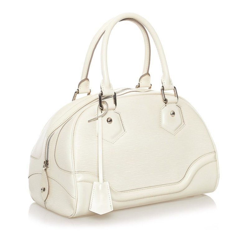 Louis Vuitton Epi Montaigne PM Handbag M5932J White Leather Ladies LOUIS VUITTON - Image 2