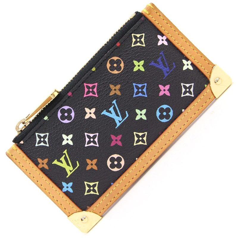 Louis Vuitton Coin Case Pochette Cremonogram Multicolor M92654 Noir Ladies Purse Key LOUISVUITTON