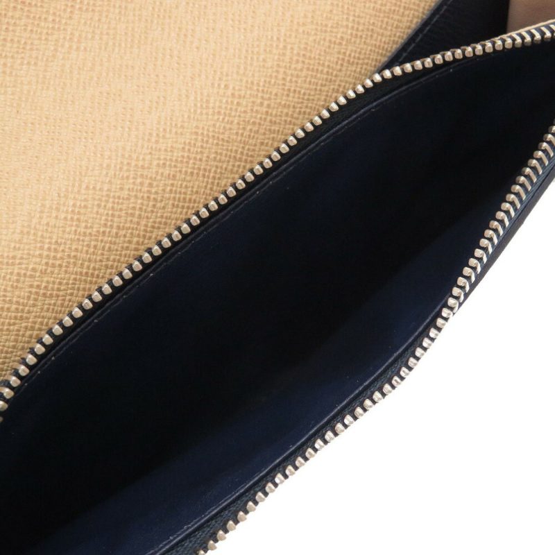 Louis Vuitton Epi Portefeuille Emily M60854 Leather Andigo Blue Long Wallet - Image 8