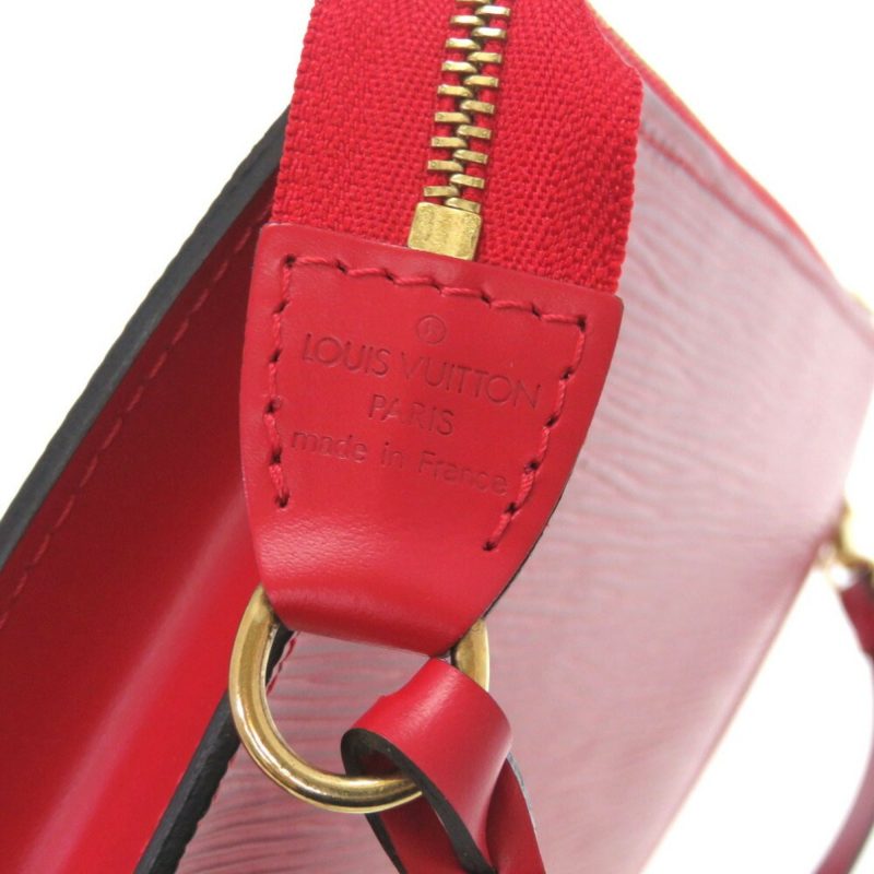 Louis Vuitton Epi Pochette Accessory Red M52947 Handbag 0193 LOUIS VUITTON - Image 5