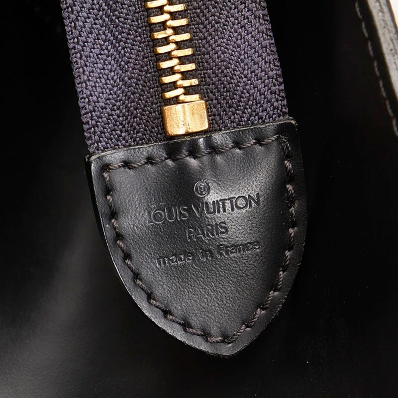 Louis Vuitton Epi Riviera Handbag M48182 Noir Leather Ladies LOUIS VUITTON - Image 9