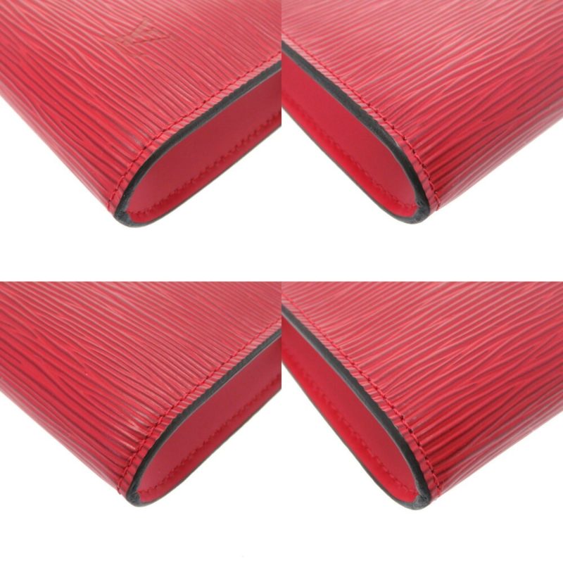 Louis Vuitton Epi Pochette Accessory Red M52947 Handbag 0193 LOUIS VUITTON - Image 7