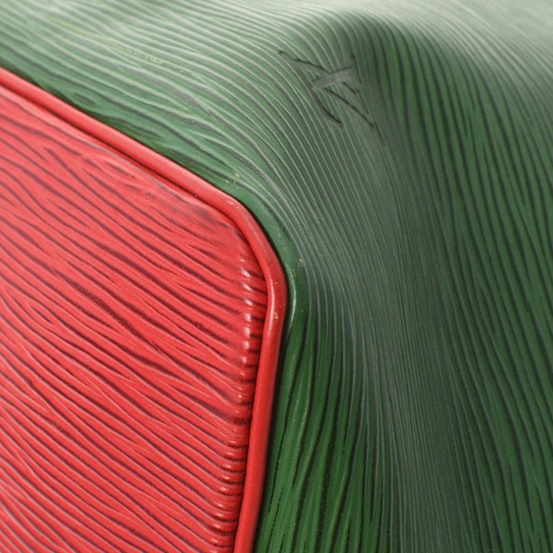 LOUIS VUITTON Epi Petit Noe Bicolor Green / Red M44147 Women's Leather Shoulder Bag - Image 7