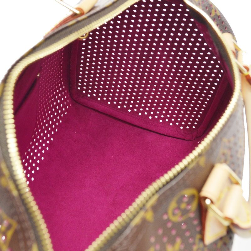 LOUIS VUITTON SPEEDY HAND BAG FUCHSIA MONOGRAM - Image 6