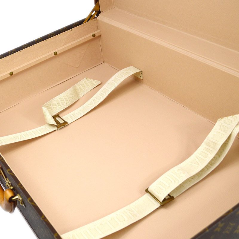 LOUIS VUITTON Alzer Brown Leather Size 60 - Image 10