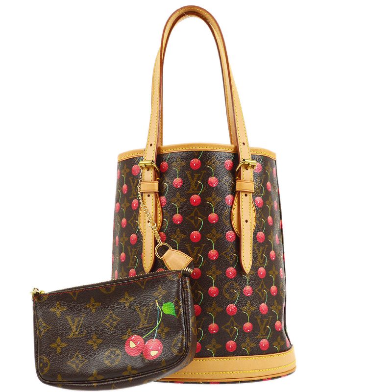 LOUIS VUITTON 2005 BUCKET PM MONOGRAM CHERRY M95012 - Image 10