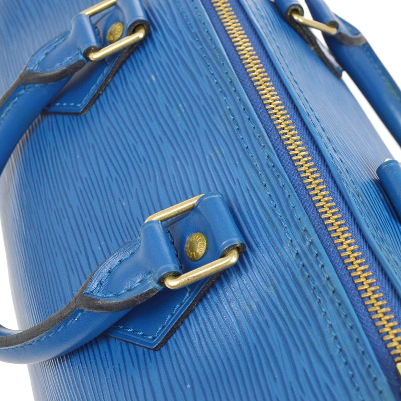 LOUIS VUITTON 1995 SPEEDY 25 TOLEDO BLUE EPI M43015 - Image 6