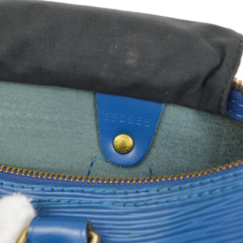 LOUIS VUITTON 1995 SPEEDY 25 TOLEDO BLUE EPI M43015 - Image 10