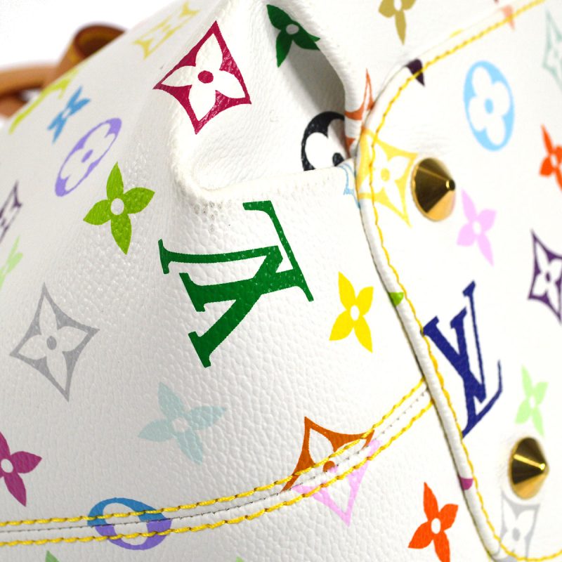 Louis Vuitton 2010 Blue & Beige Monogram Pochette - Image 3