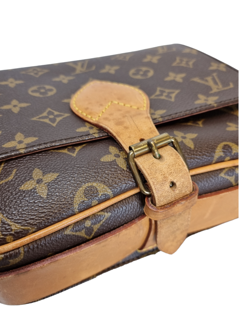 LOUIS VUITTON Cartouchiere PM Crossbody Bag MNG Canvas - Image 8