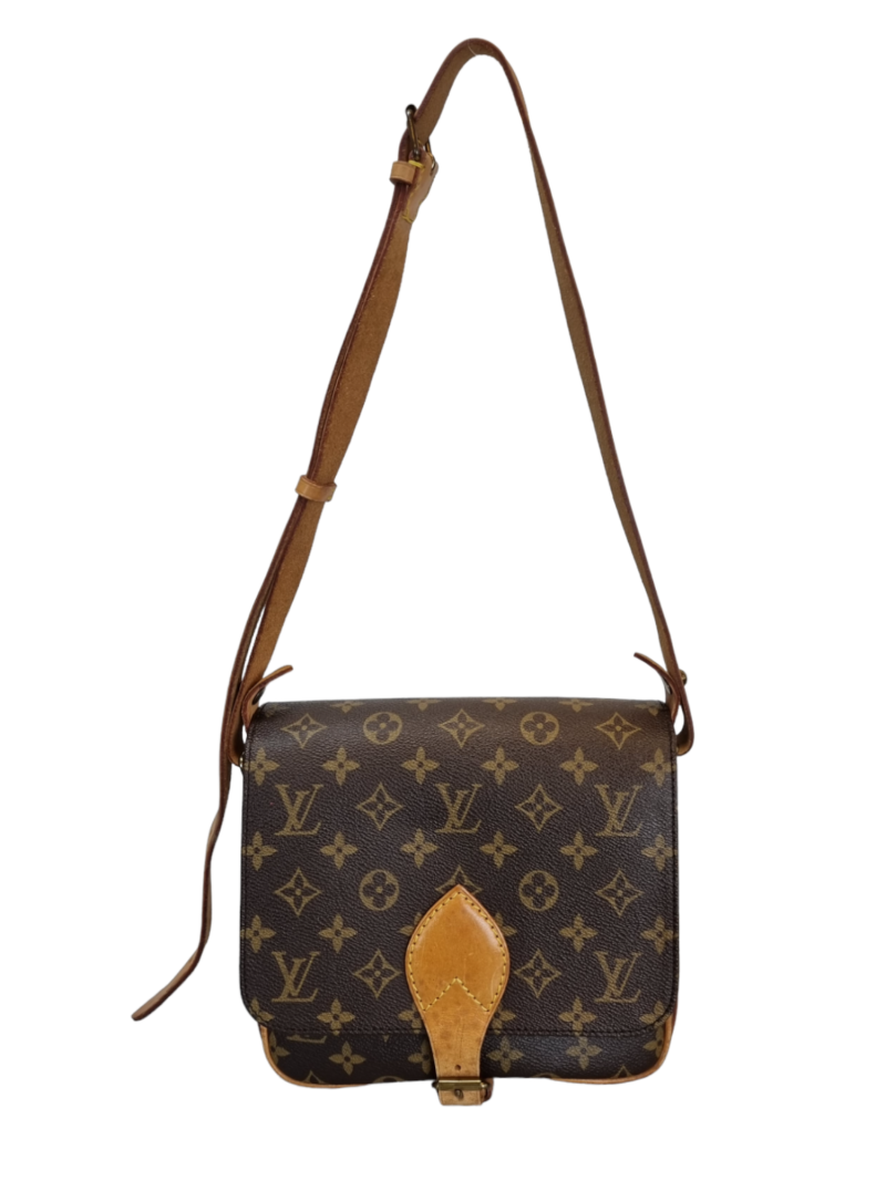 LOUIS VUITTON Cartouchiere PM Crossbody Bag MNG Canvas - Image 7