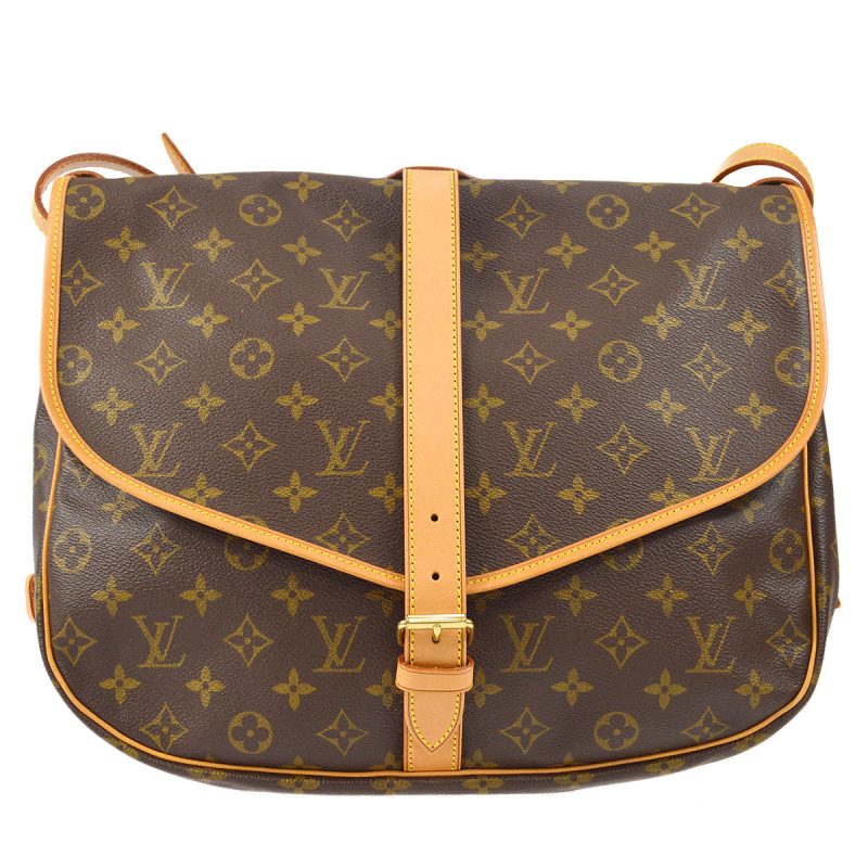 LOUIS VUITTON SAUMUR 35 SHOULDER BAG MONOGRAM M42254 - Image 10