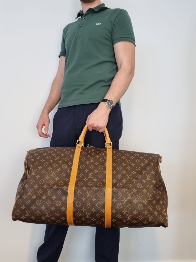 Louis Vuitton Boston Keepall Bandouliere 60 Travel Bag #MNO649 - Image 2