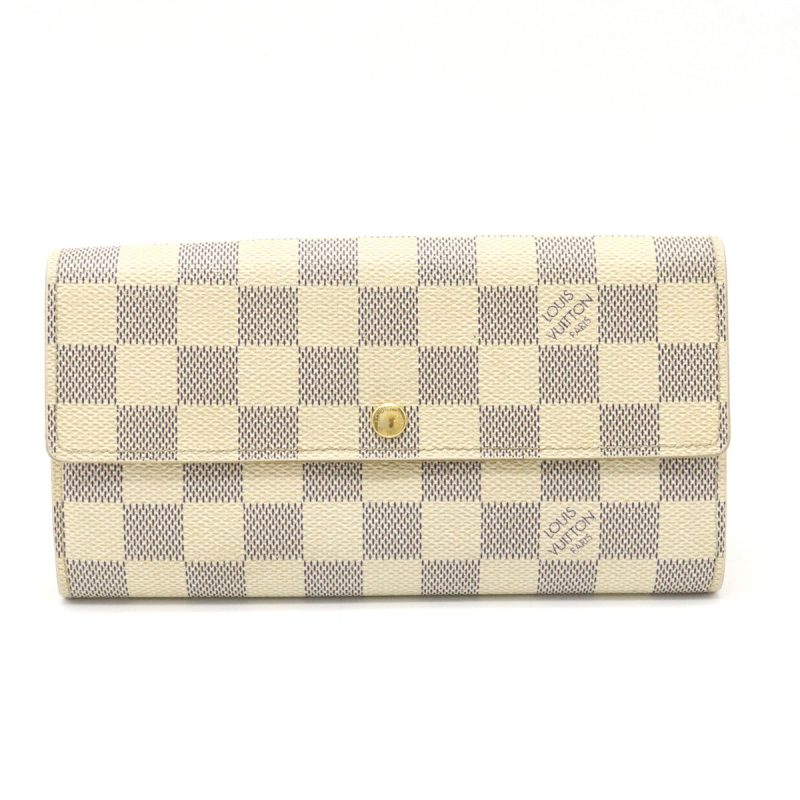 Louis Vuitton Damier Azur Portefeuille Tresol Purse Wallet N61744