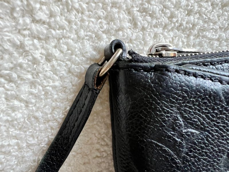 Louis Vuitton Black Monogram Empreinte Pochette Metis Bag - Image 9