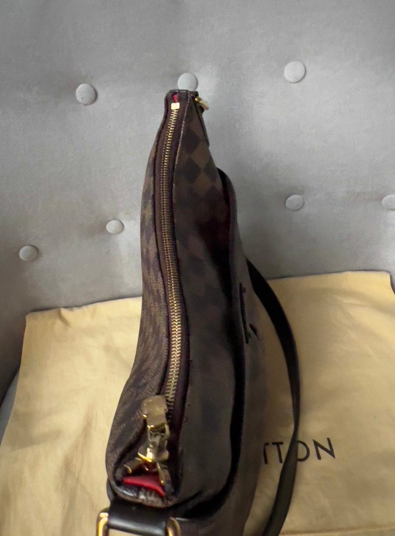 Louis Vuitton Bloomsbury PM Damier Ebene Crossbody Bag - Image 9