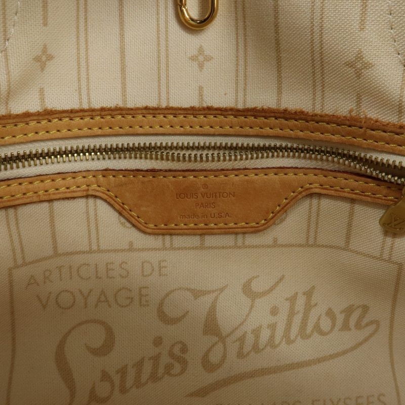 Louis Vuitton Damier Azur Neverfull PM Tote Bag Hand Bag N51110 - Image 23