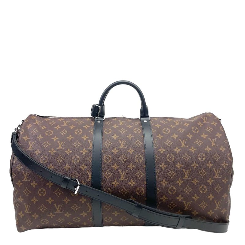 LOUIS VUITTON Monogram Macassar Keepall Bandoulière 55 - Image 10