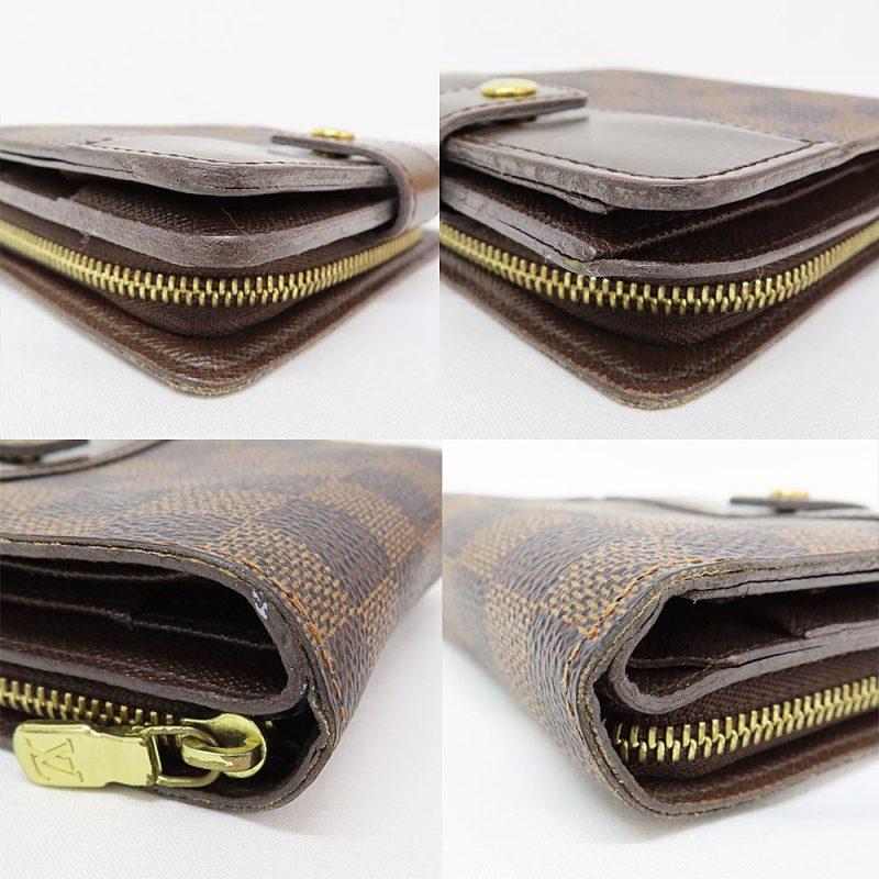 LOUIS VUITTON compact coin card holder NoirM82245 Monogram Shadow - Image 4