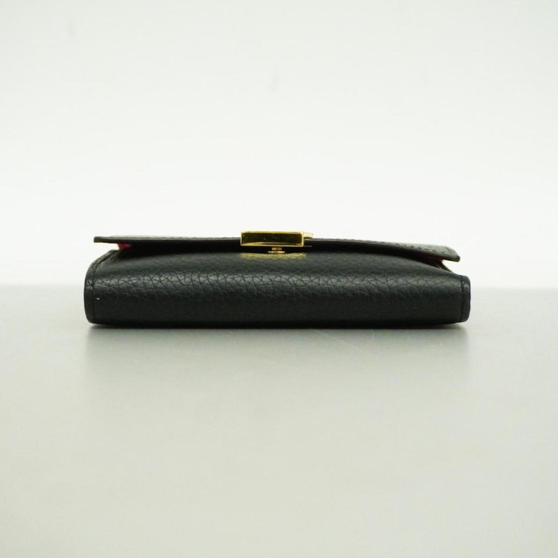 Louis Vuitton Capucine PM Handbag Taurillon Leather Noir/Blanc - Image 3