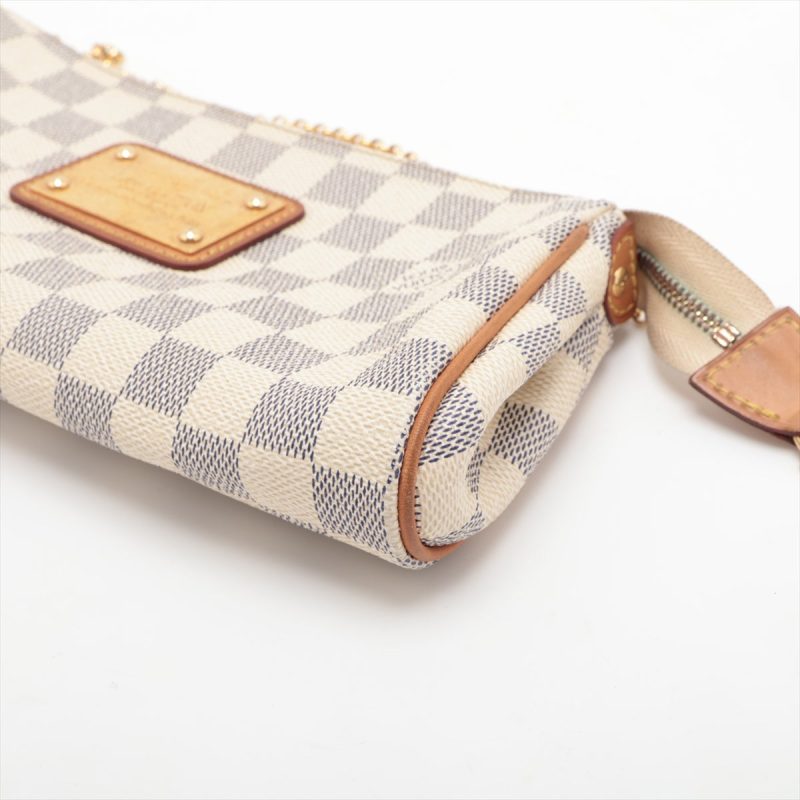 Louis Vuitton Damier Azur Delightful MM Shoulder Bag (SHF-HQhgXp) - Image 3