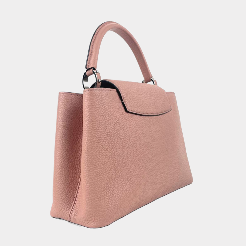 LOUIS VUITTON Capucines Noir/Pink M42242 Taurillon Leather Size PM - Image 3