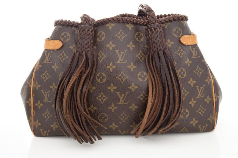 Louis Vuitton Brown Canvas Shoulder Bag Medium Monogram - Image 4