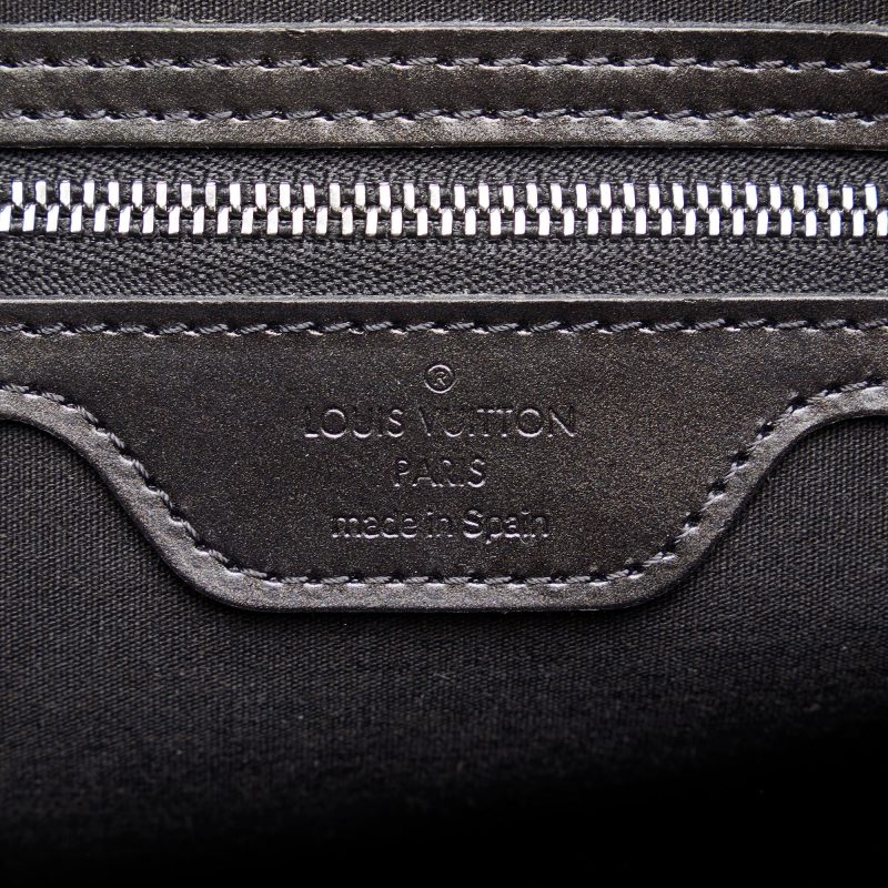 Black Louis Vuitton Monogram Mat Stockton Tote Bag - Image 6
