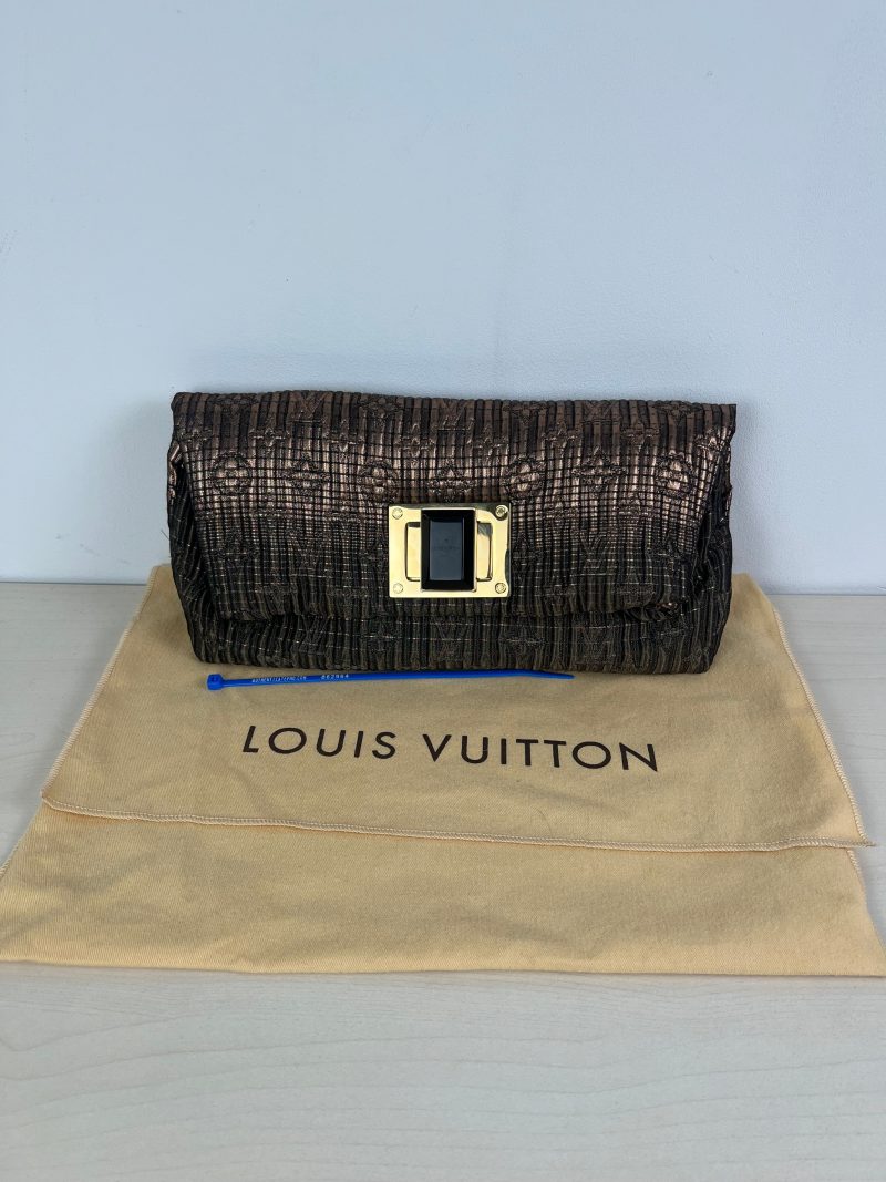 Brown Louis Vuitton Monogram Sac Shopping Tote Bag - Image 4