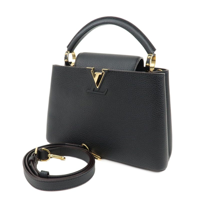 Louis Vuitton Capucines BB Taurillon Leather Monogram Flowers allover Khaki - Image 12