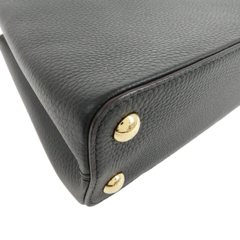Louis Vuitton Capucines BB Taurillon Leather Monogram Flowers allover Khaki - Image 5