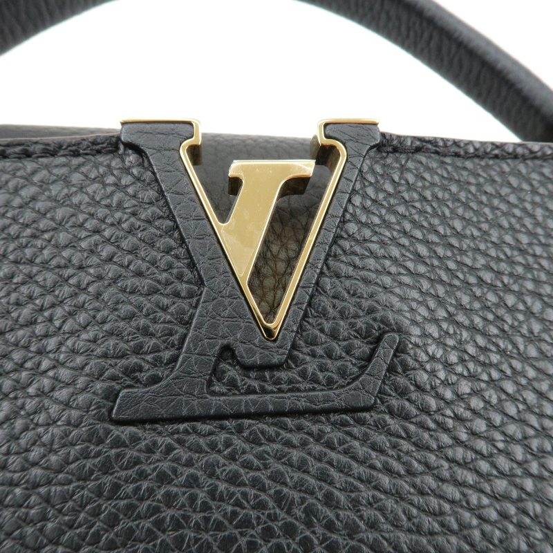 Louis Vuitton Capucines BB Taurillon Leather Monogram Flowers allover Khaki - Image 7