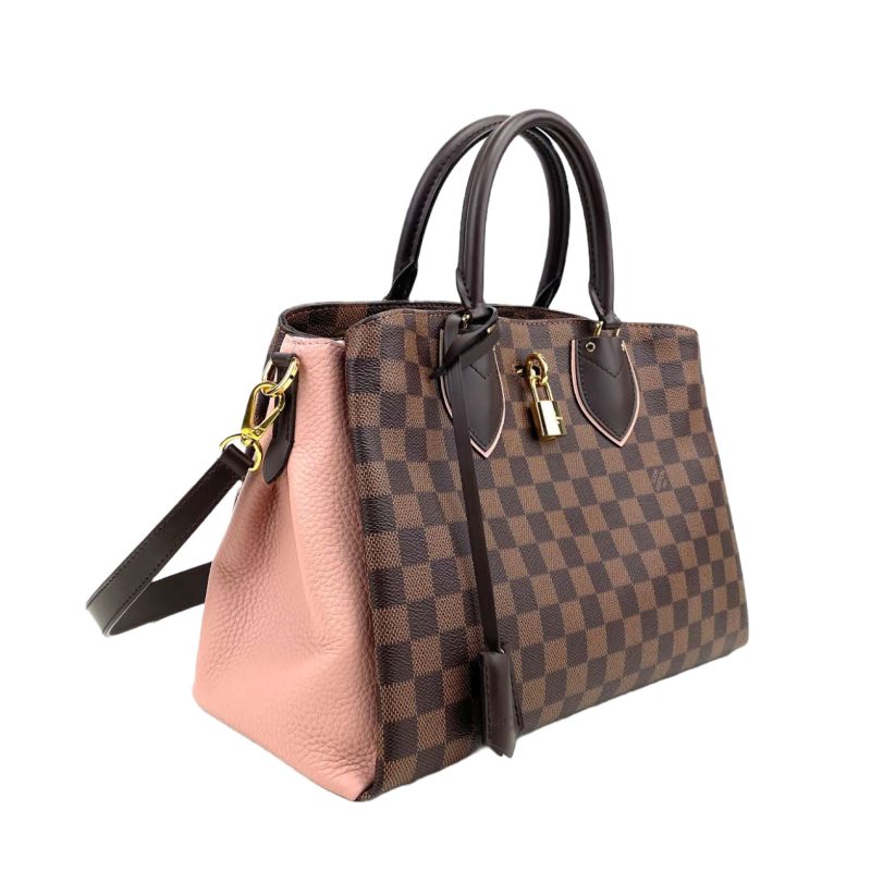 LOUIS VUITTON Normandy Bag Ebene w/Pink