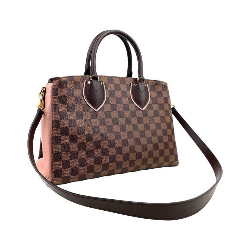 LOUIS VUITTON Normandy Bag Ebene w/Pink - Image 2